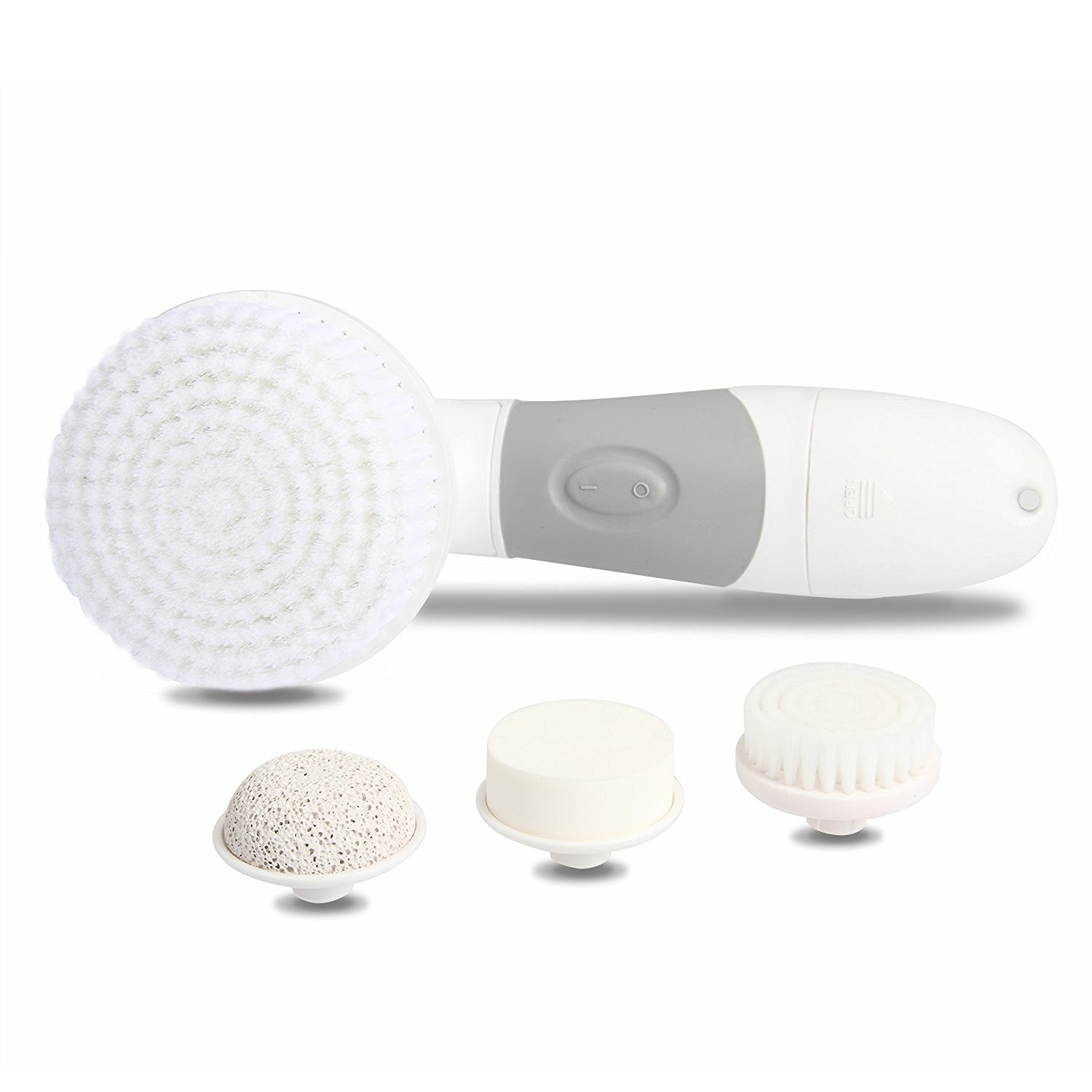 Waterproof facial cleansing brush