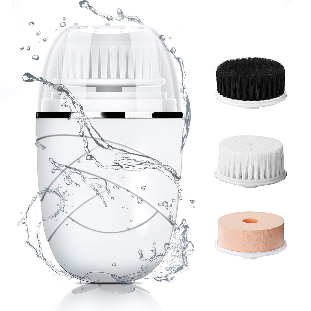 3 in 1 Spin facial cleansing brush