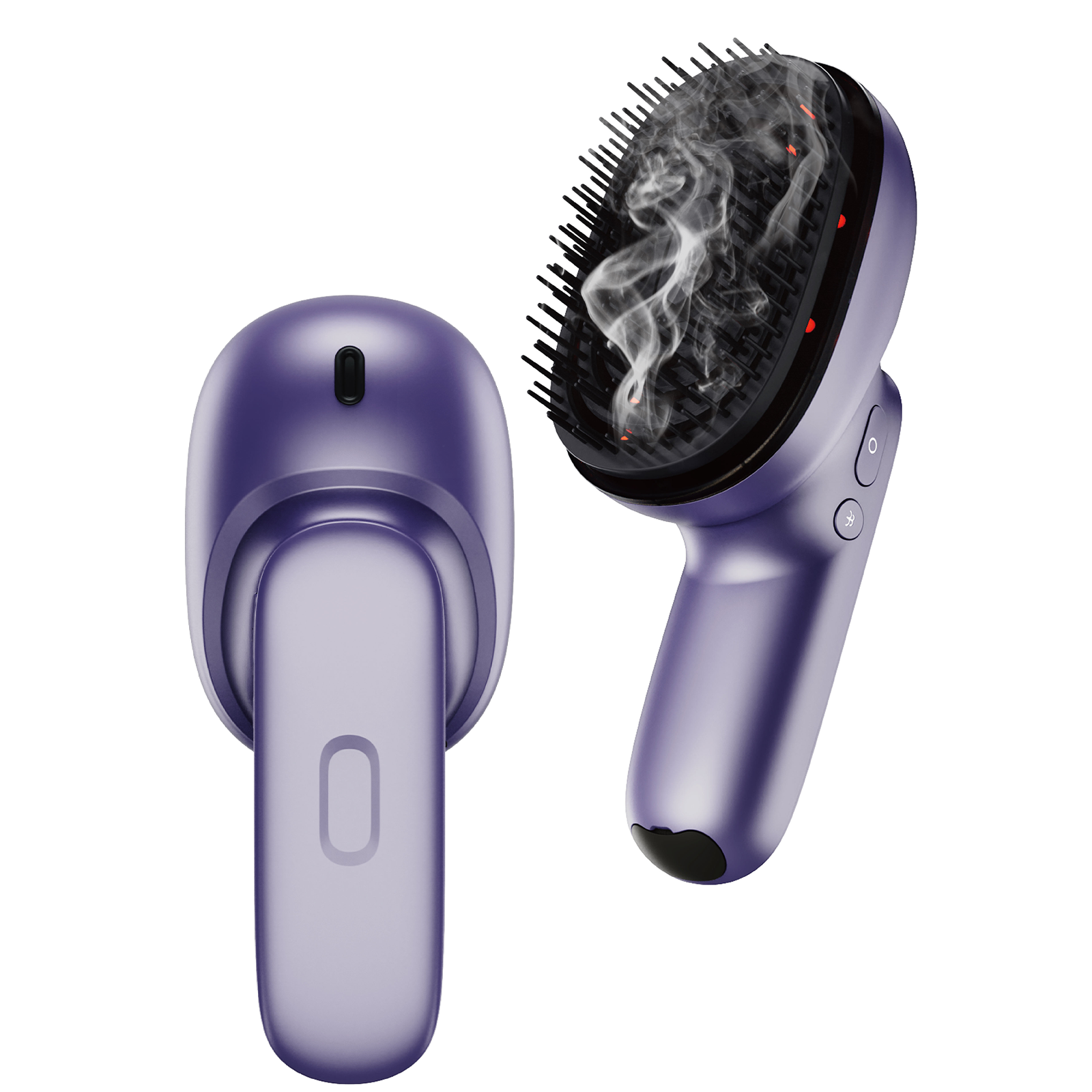 Electric Massage Comb Tool With Infrared Ionic Hair Straightener & Scalp Care Comb Home Use
