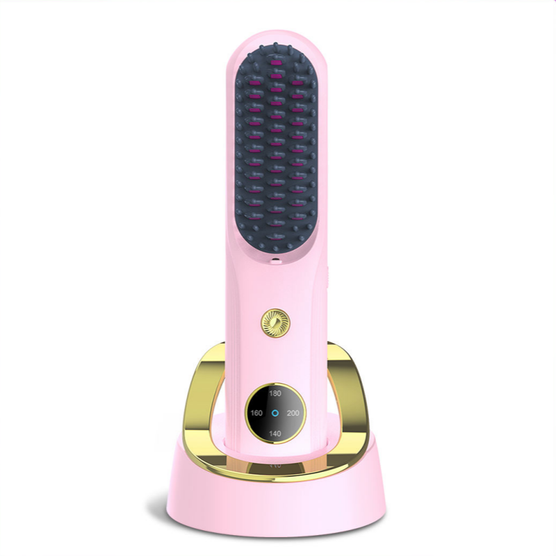 Wireless Straightening Comb Negative Ion Constant 4 Temperature Heating